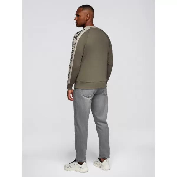  Pánská mikina OMBRE OM-SSNZ-0200 OLIVE 