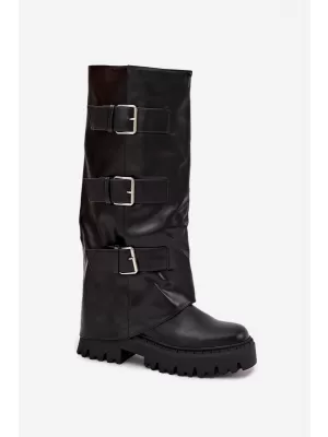 Dámské kozačky BOTO ISAVINE 39227 BLACK