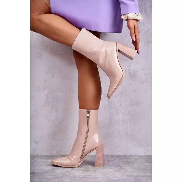  Dámské kozačky BOTO MARGIT 21893 BEIGE 