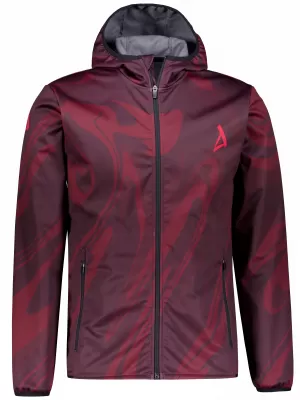 Pánská softshellová bunda premium ALTISPORT VOJ/ALM072JACK01 WINE/RED