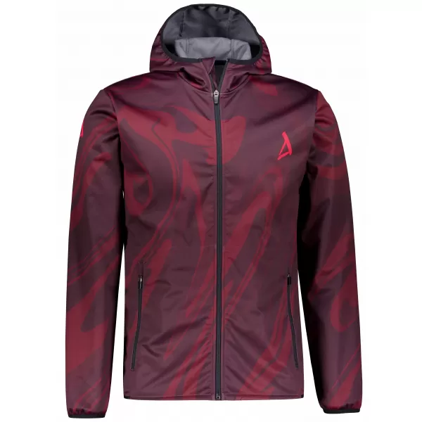  Pánská softshellová bunda premium ALTISPORT VOJ/ALM072JACK01 WINE/RED 