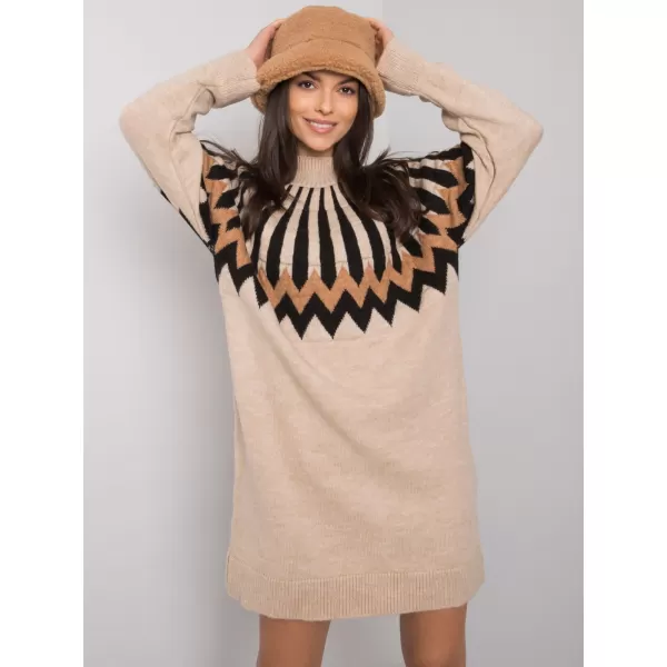  Dámské šaty RUE PARIS LC-SK-0098.37X BEIGE 