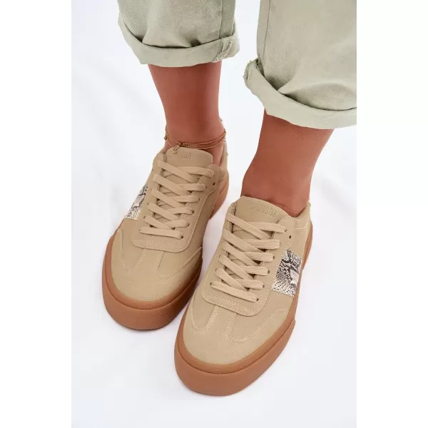  Dámské tenisky BIG STAR TT274298 BEIGE 