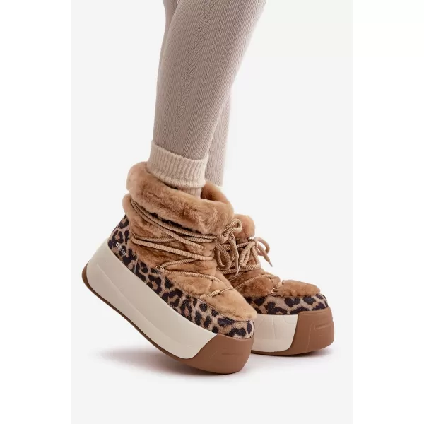  Dámské boty BIG STAR OO274A207 BROWN/BEIGE 