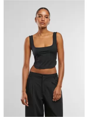 Dámské triko URBAN CLASSICS TB7534 BLACK