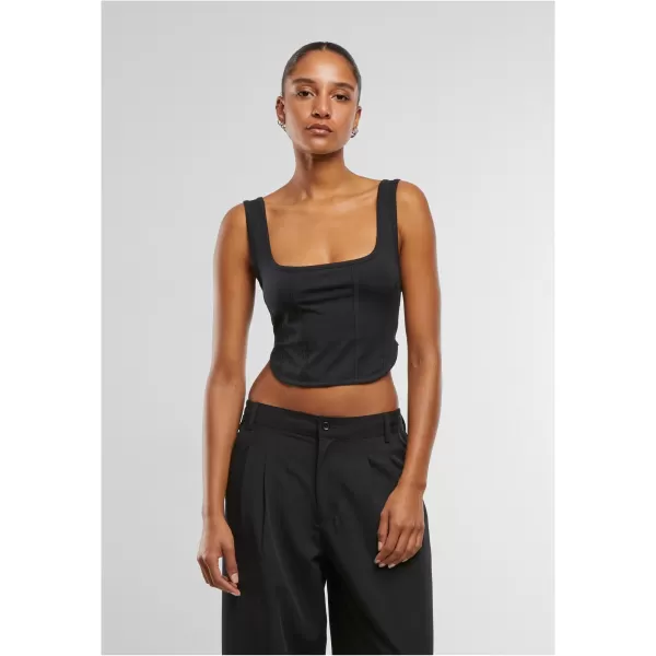  Dámské triko URBAN CLASSICS TB7534 BLACK 