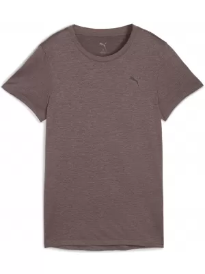 Dámské triko PUMA W TAD ESSENTIAL HEATHER TEE 525891-88 RAISIN HEATHER