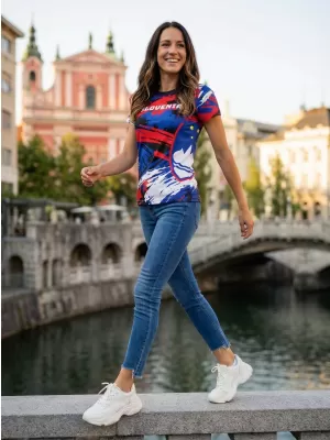 Dámské tričko premium ALTISPORT VOJ/ALW036SI/TR01 ŠMOUHY