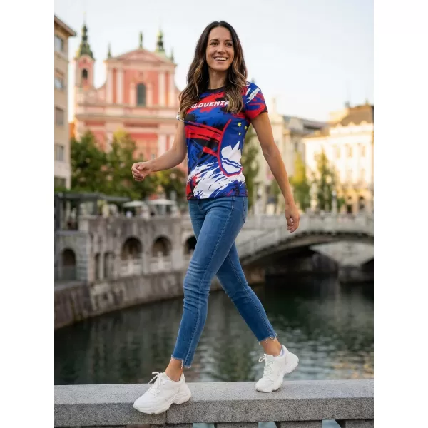  Dámské tričko premium ALTISPORT VOJ/ALW036SI/TR01 ŠMOUHY 