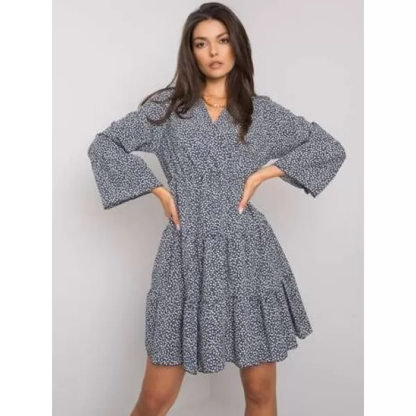  Dámské šaty ITALY MODA DHJ-SK-8777A.66P NAVY 