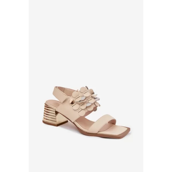  Dámské sandály D&A CR61-3062 BEIGE 