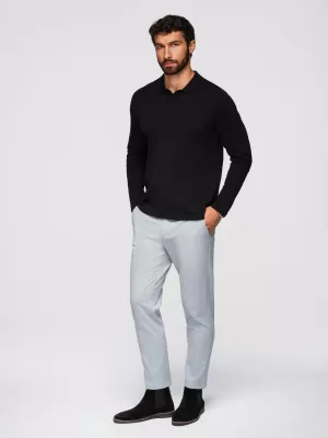 Pánský svetr OMBRE OM-POLS-0140 BLACK