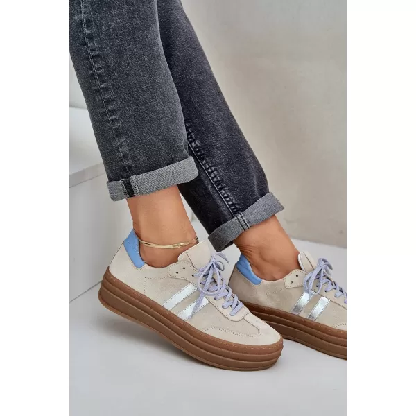  Dámské boty ZAZOO N1068S4 BEIGE 
