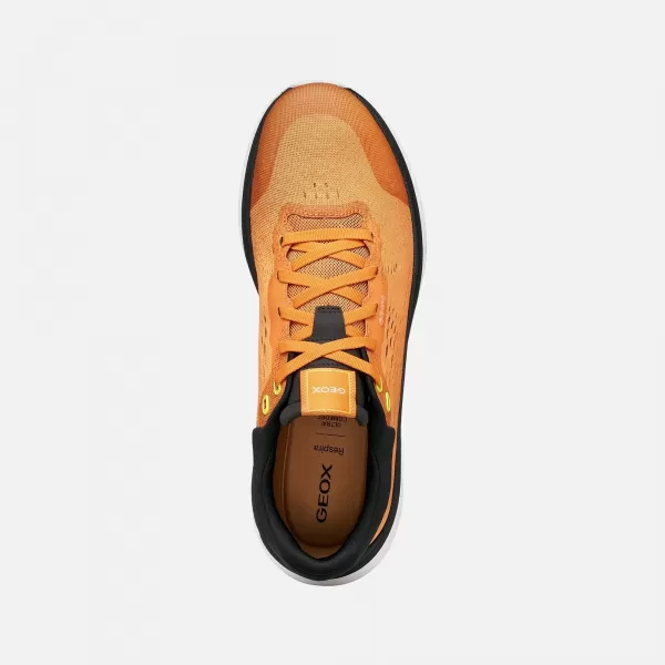  Pánské tenisky GEOX SPHERICA ACTIF X1 G014569 ORANŽOVÁ 