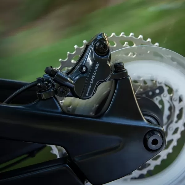  Třmen brzdy SHIMANO DEORE BR-M6120 BEZ ADAPTERU ORIGINAL BALENÍ ČERNÁ 