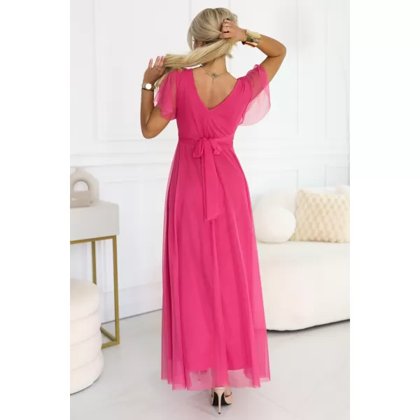  Dámské šaty NUMOCO NASTIA 562-9 MALINOVÁ 