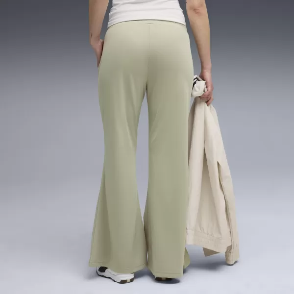  Dámské kalhoty PUMA WARDROBE ESS FLARED PANTS 632045-82 LUX ARMY 