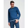 Pánská mikina OMBRE OM-SSNZ-0244 DARK BLUE