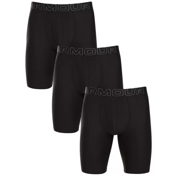  Pánské boxerky UNDER ARMOUR M PERF TECH 9IN 1383880-001 ČERNÁ 