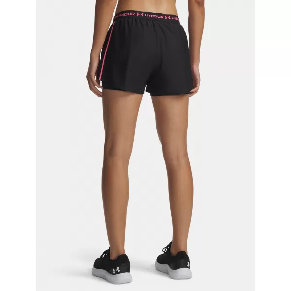 Dámské kraťasy UNDER ARMOUR TECH PLAY UP 2IN1 SHORTS 1389895-002 ČERNÁ 