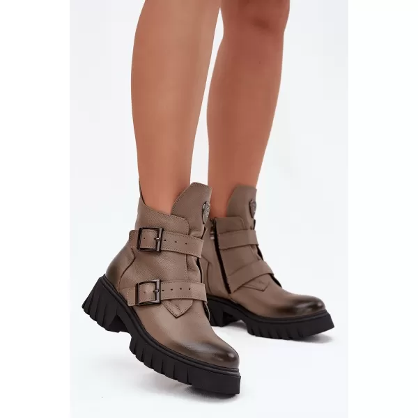  Dámské boty ZAZOO 60482 BEIGE 