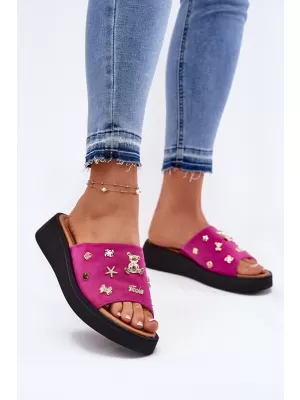 Dámské pantofle VINCEZA 66741 PINK