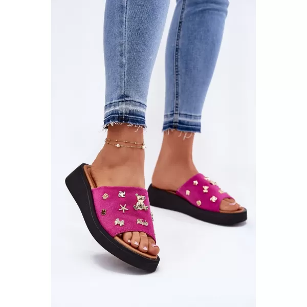  Dámské pantofle VINCEZA 66741 PINK 