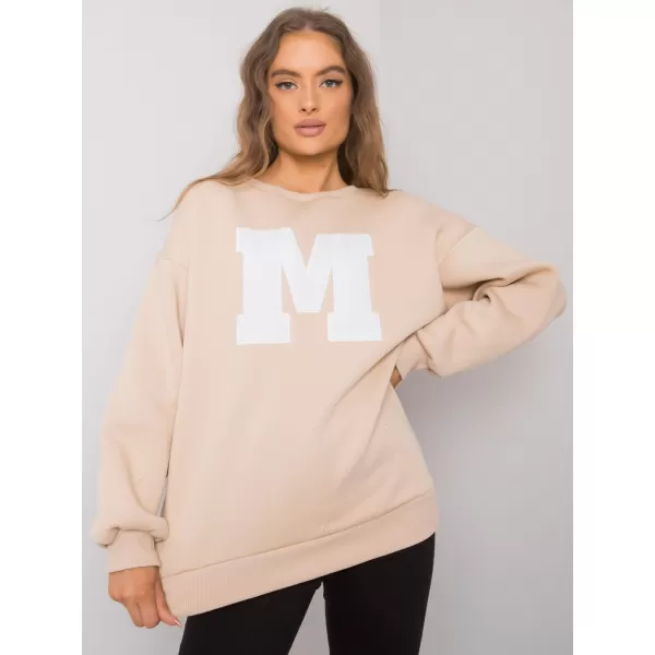  Dámská mikina EX MODA EM-BL-617-1.34X BEIGE 