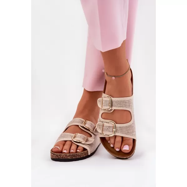  Dámské pantofle BOTO OSOFFE 36218 BEIGE 