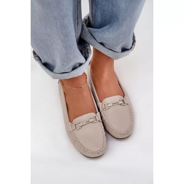  Dámské mokasíny S.BARSKI LR51-547 BEIGE 