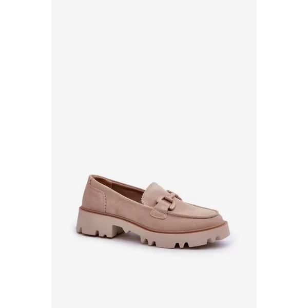  Dámské mokasíny D&A TW117 BEIGE 