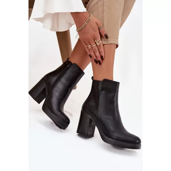  Dámské kozačky BOTO RYSELLE 40501 BLACK 