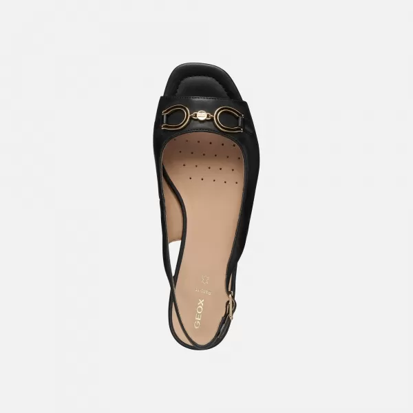  Dámské sandály GEOX NEW ERAKLIA 15 G012993 ČERNÁ 