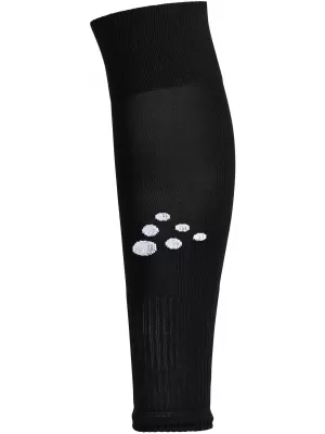 Dětské sportovní štulpny CRAFT TW Squad Sock W-O Foot Solid Jr ČERNÁ