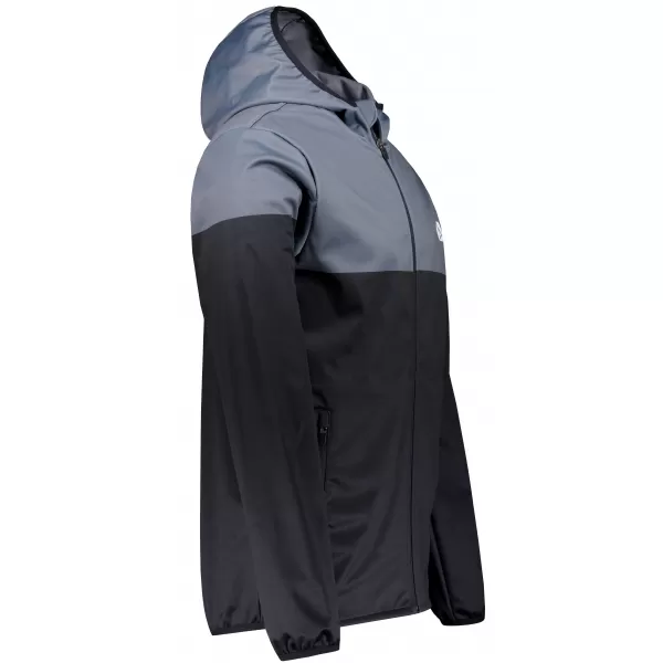  Pánská softshellová bunda premium ALTISPORT VOJ/ALM051JACK01 ŠEDOČERNÁ 