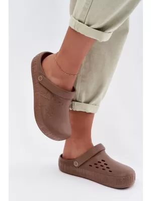 Dámské nazouváky BIG STAR TT274A085 BROWN/BEIGE