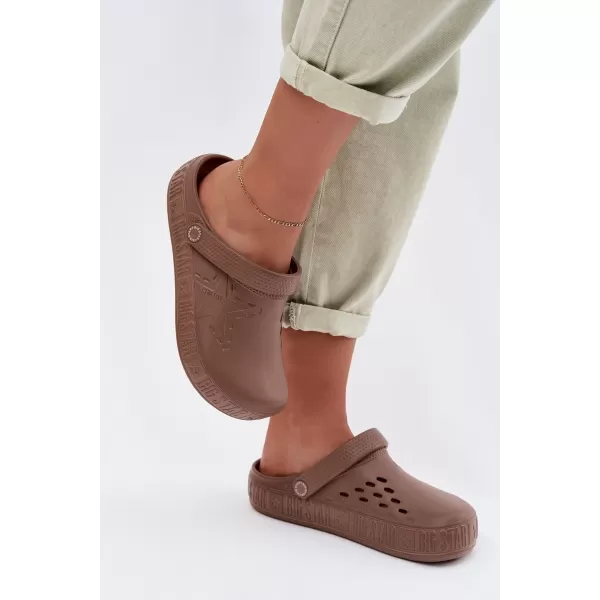  Dámské nazouváky BIG STAR TT274A085 BROWN/BEIGE 