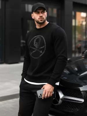 Pánská mikina DSTREET ČERNÁ