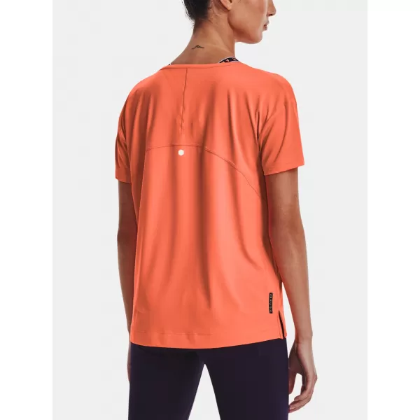  Dámské triko UNDER ARMOUR  UA RUSH ENERGY SS ORANŽOVÁ 