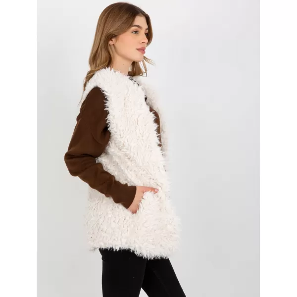  Dámská vesta WOOL FASHION ITALIA AT-KZ-21501.22P WHITE 