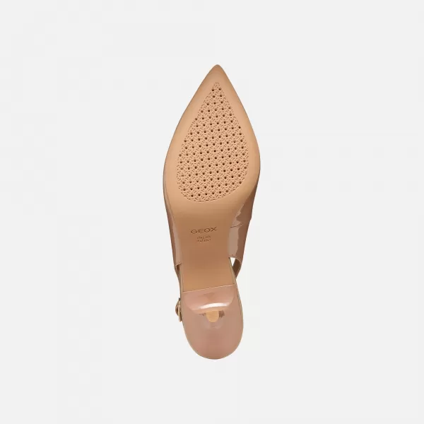  Dámské lodičky GEOX KLEOPY G013173 SVĚTLE HNĚDÁ 
