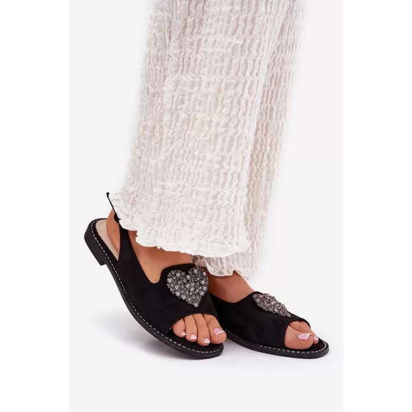  Dámské sandály S.BARSKI KV27-018 BLACK 