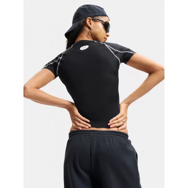  Dámské triko UNDER ARMOUR HEATGEAR ELITE SS 6015368-008 ČERNÁ 