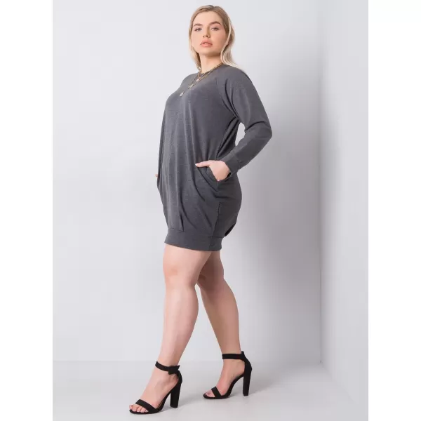  Dámské šaty BASIC FEEL GOOD RV-SK-6296.99 DARK GREY 