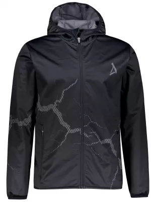 Pánská softshellová bunda premium ALTISPORT VOJ/ALM129JACK01 ČERNOŠEDÁ