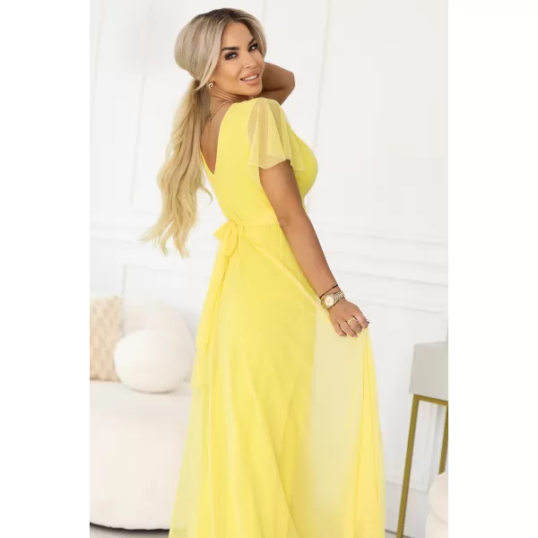  Dámské šaty NUMOCO NASTIA 562-8 CITRONOVÁ 