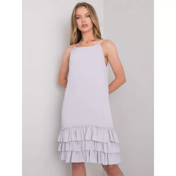  Dámské šaty RUE PARIS CHA-SK-0932.91P LIGHT GREY 