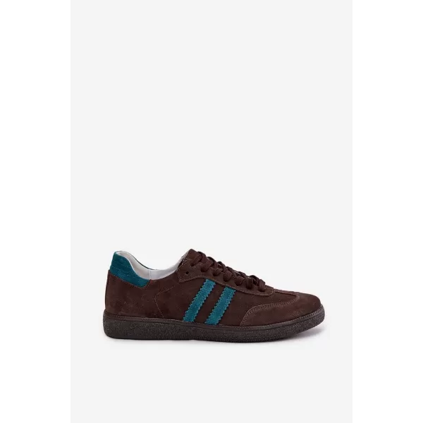 Dámské tenisky ZAZOO N1068 BROWN/BEIGE 