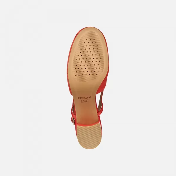  Dámské boty GEOX VIRNILISA 65 G013228 ČERVENÁ 