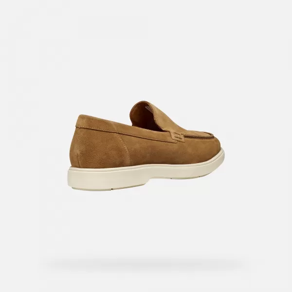  Pánské mokasíny GEOX SPHERICA EC17 G014396 HNĚDÁ 
